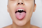 Tongue piercing